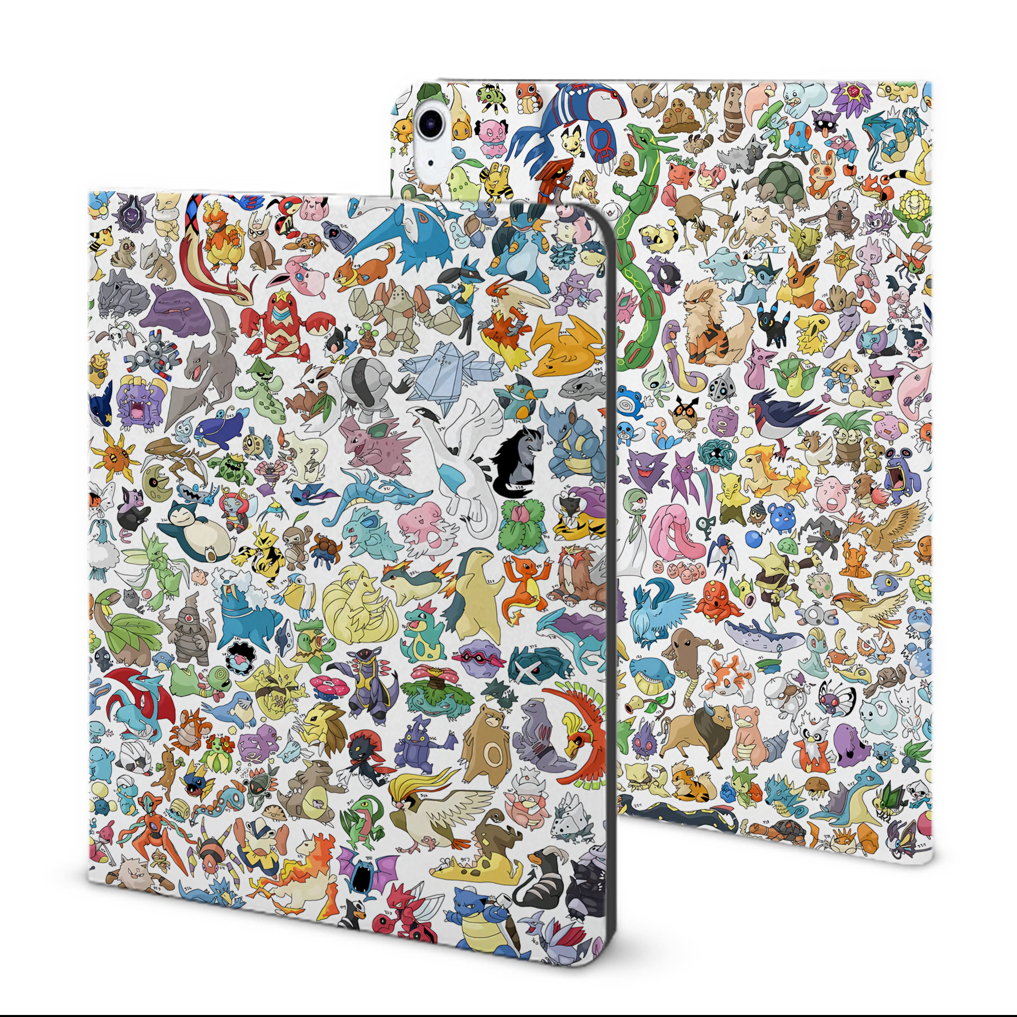 （画像用） ポケットモンスター Pokémon IPad ケース ブック型 PUレザー TPU 耐衝撃 軽量 薄型 ペン収納なし 全面保護 IPad 各モデル対応